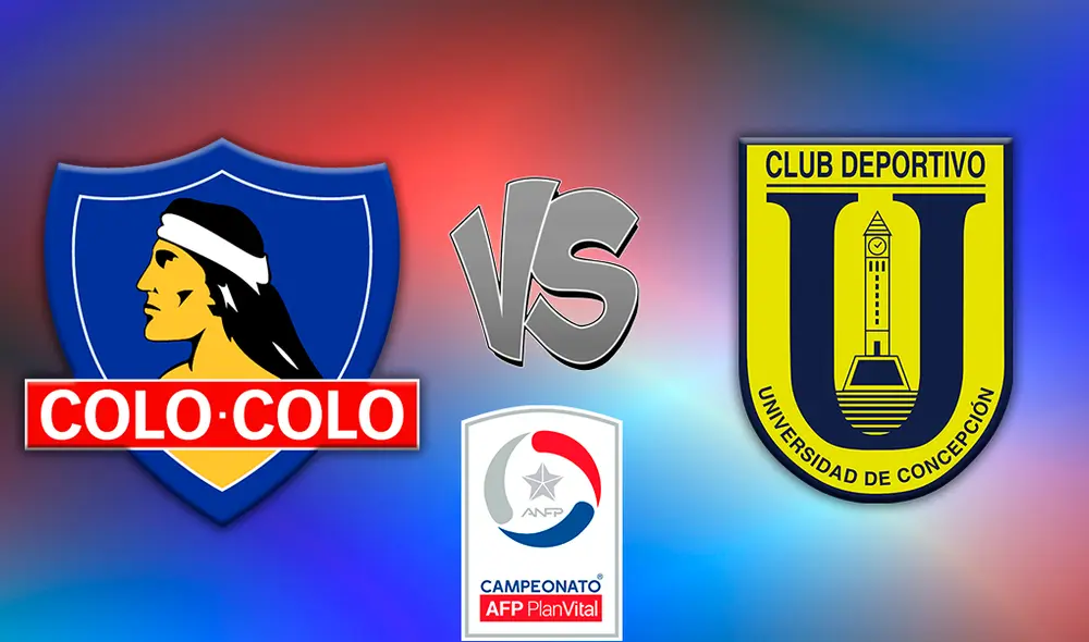 Colo Colo vs U de Concepción EN VIVO por la fecha 6 de la Liga de Chile. Foto: Composición