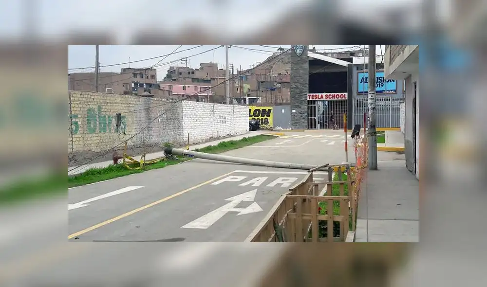 #YoDenuncio: poste de telefonía caído pone en riesgo a vecinos #YoDenuncio: poste de telefonía caído pone en riesgo a vecinos