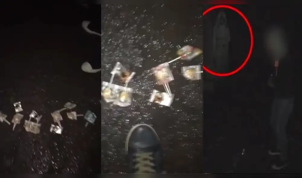 YouTube viral: usan dulces para invocar a niña fantasma en cementerio y ocurre algo terrorífico [VIDEO]