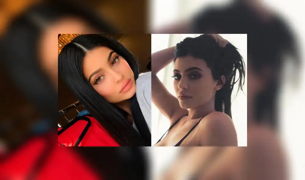 Kylie Jenner sorprendió al mostrar su verdadero pelo [FOTOS]