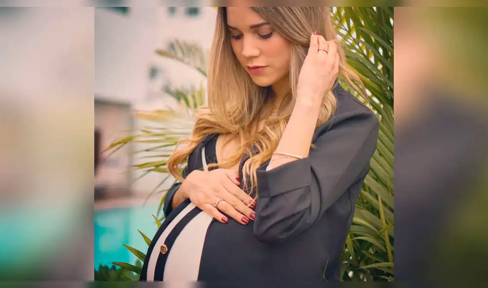 Pareja de María Grazia Gamarra enternece Instagram con primera foto de su bebé 