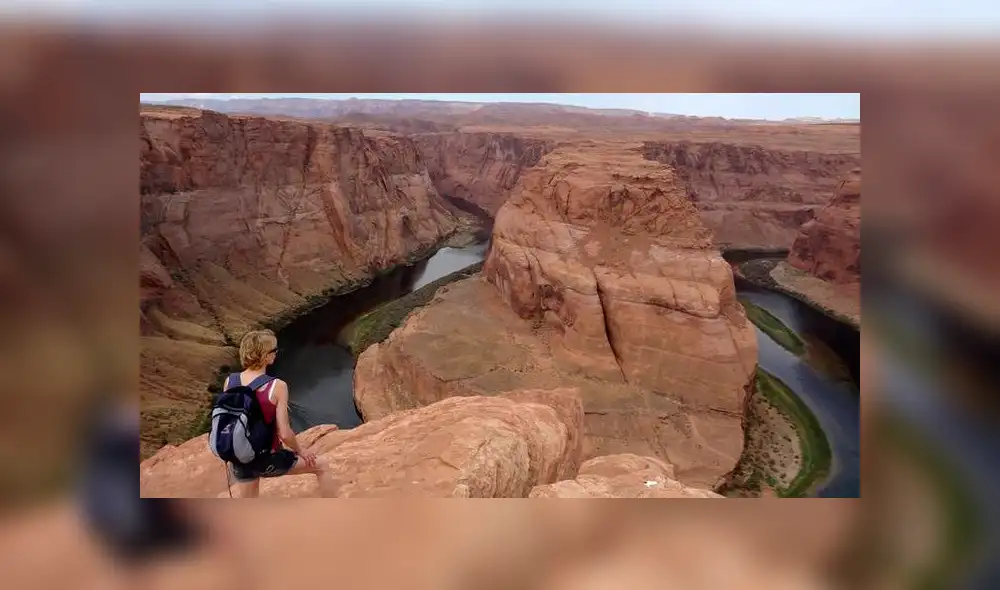 Una turista casi cae a un precipicio al intentar tomar una fotografía [VIDEO]
