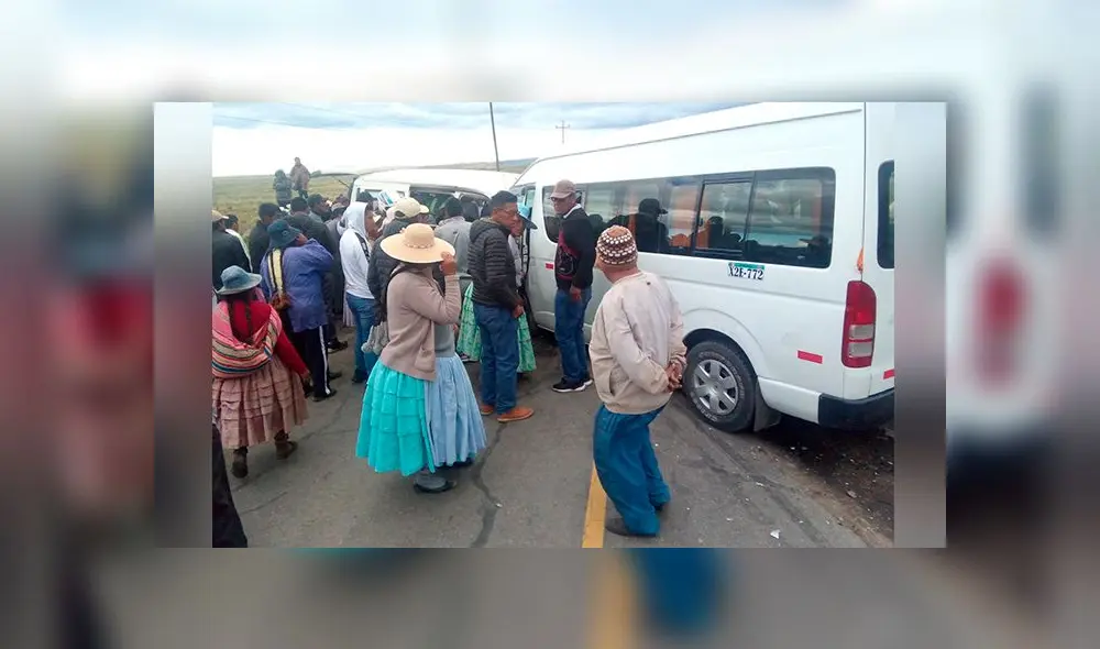 Uno de los accidentes se produjo en la provincia El Collao-Ilave, producto del choque entre dos combis. Uno de los accidentes se produjo en la provincia El Collao-Ilave, producto del choque entre dos combis.