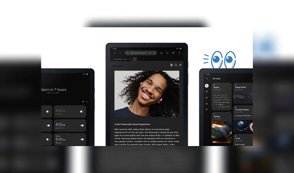 One UI 2.0 llega con soporte para el modo oscuro.