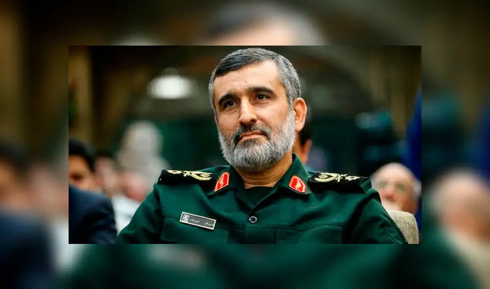 General Amir Ali Hajizade de Irán. Foto: difusión. General Amir Ali Hajizade de Irán. Foto: difusión.