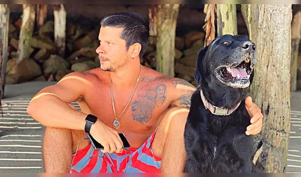 La pareja de Korina Rivadeneira, Mario Hart, compartió una tierna foto en Instagram. Foto: Mario Hart Instagram