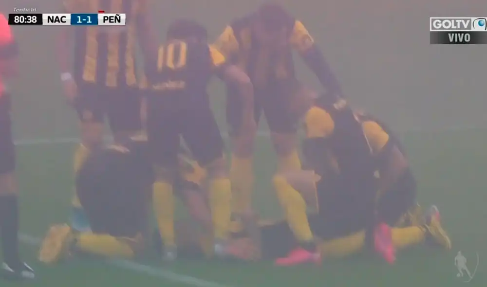 David Terans anotó el empate al minuto 80. Foto: Captura/GolTV