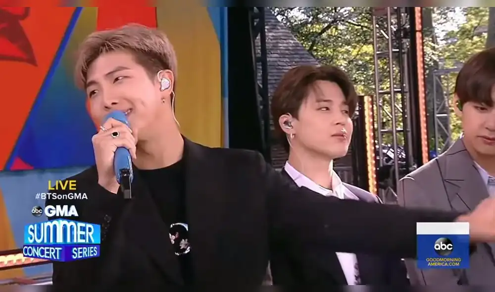 BTS paraliza el Central Park con espectacular show en Good Morning America