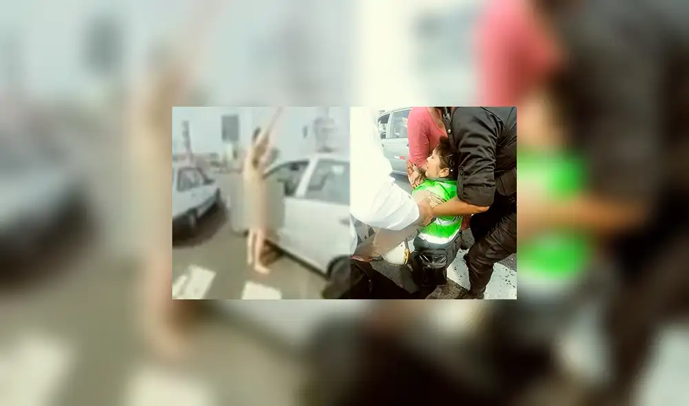 PNP suspende a capitán que se desnudó y golpeó a una policía PNP suspende a capitán que se desnudó y golpeó a una policía