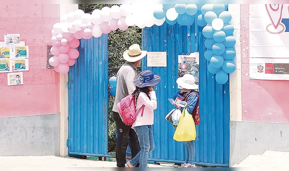 vacunación. En Cusco sigue inmunización de menores.