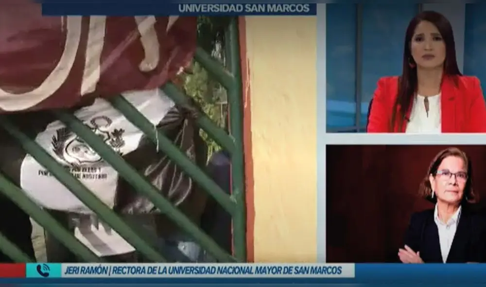 Toma de San Marcos. Video: Canal N