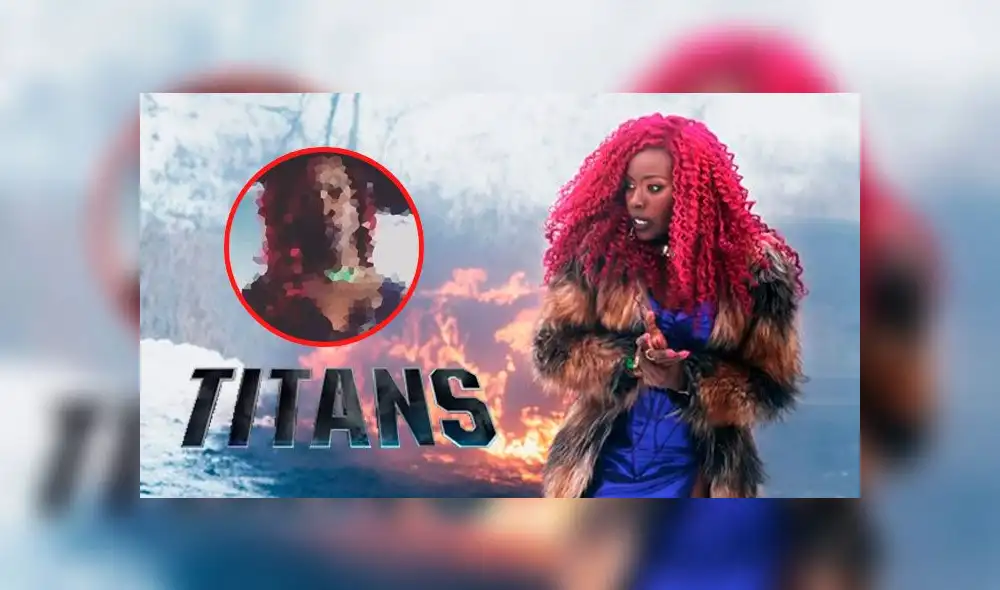 Nueva imagen de Anna Diop en la segunda temporada de "Titans". Créditos: Composición