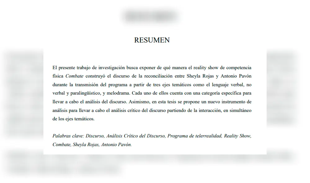 Vía Facebook: estudiante de la UPC obtuvo título con tesis de Sheyla Rojas y Antonio Pavón [FOTOS]