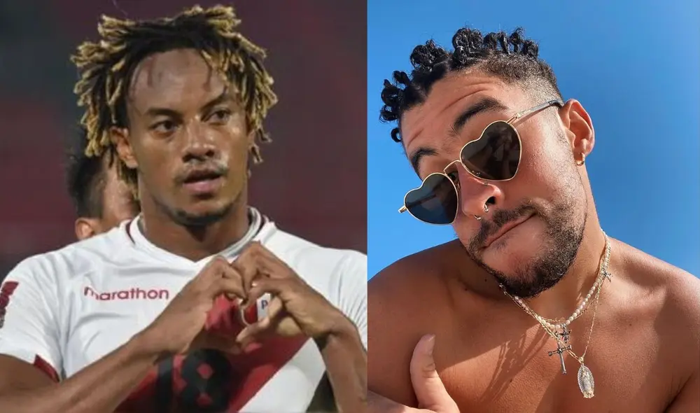 André Carrillo se lamentó en redes sociales por no poder ir a ver a Bad Bunny en vivo. Foto: Seleccion peruana/Bad Bunny/Instagram André Carrillo se lamentó en redes sociales por no poder ir a ver a Bad Bunny en vivo. Foto: Seleccion peruana/Bad Bunny/Instagram