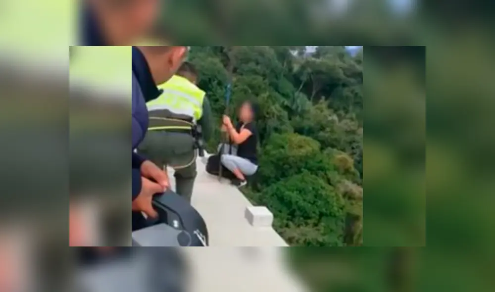 Dos policías salvaron a mujer que intentó suicidarse