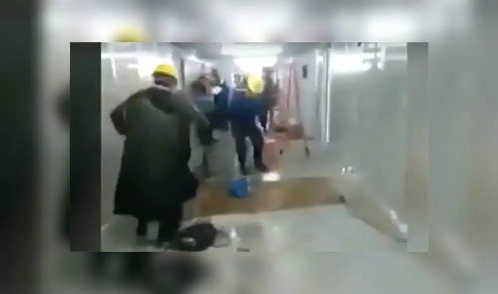Ante la emergencia del coronavirus China se vio obligada a edificar hospitales en menos de dos semanas. Foto: captura Ante la emergencia del coronavirus China se vio obligada a edificar hospitales en menos de dos semanas. Foto: captura