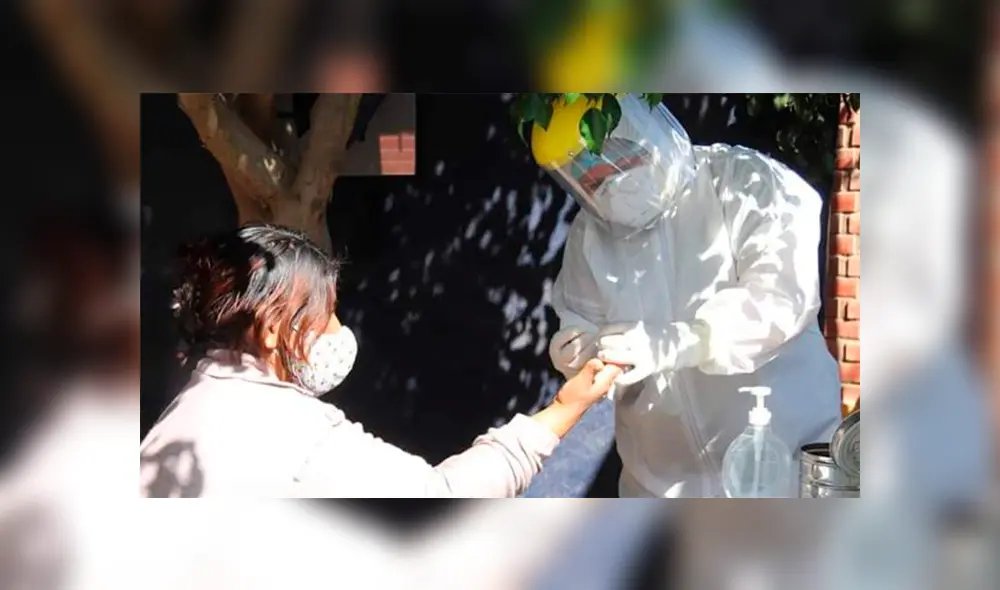 Equipos de Prueba Rápida hicieron descarte de COVID-19. Foto: Diresa Ica