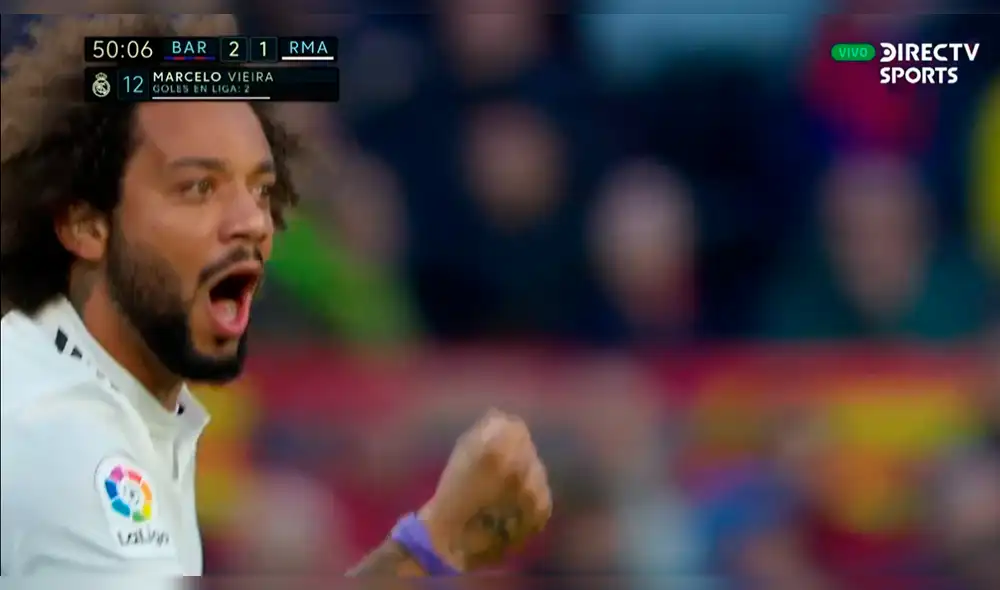 Barcelona vs Real Madrid: Marcelo marcó el 2-1 y silenció al Camp Nou [VIDEO]