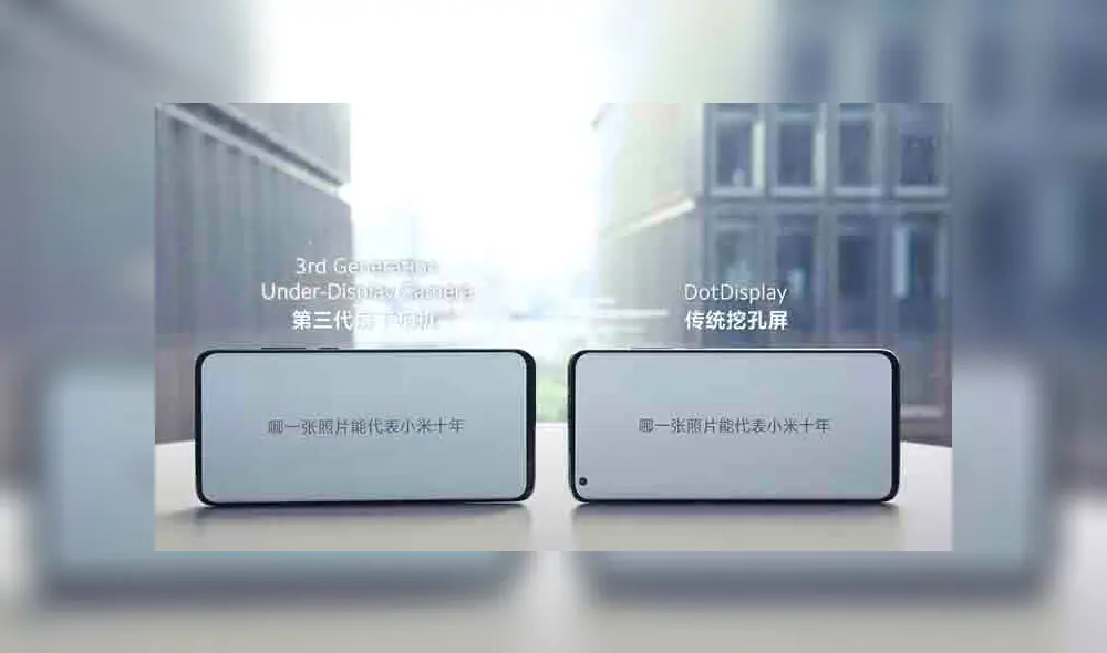 Los teléfonos con cámara bajo la pantalla llegarán en 2021. (Fotos: captura Xiaomi)