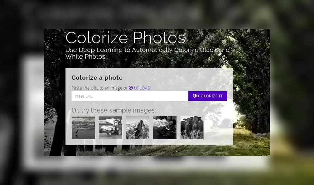 Desliza para ver cómo colorear una fotografía antigua en blanco y negro. Foto: Captura.