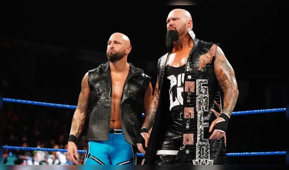 Luke Gallows y Karl Anderson. Foto: Solowrestling