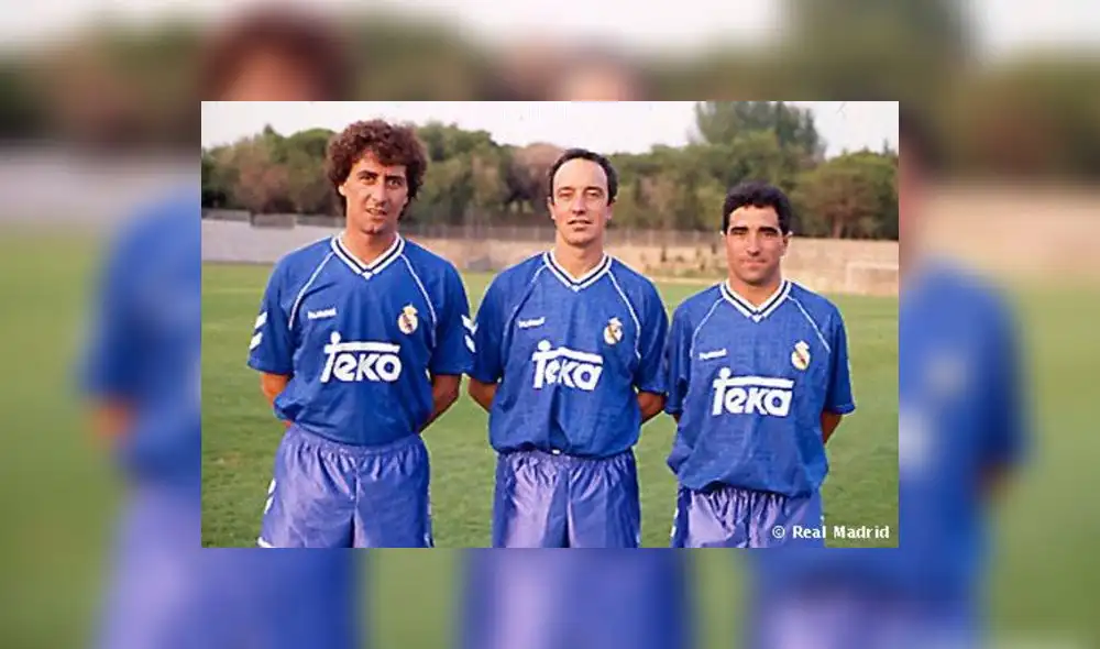 Rafa Benítez en su época como jugador del Real Madrid. Foto: Real Madrid. Rafa Benítez en su época como jugador del Real Madrid. Foto: Real Madrid.