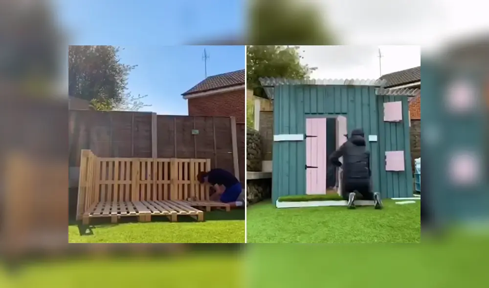 A través de Facebook se ha hecho viral la increíble construcción que hizo un hombre para sus hijos.
