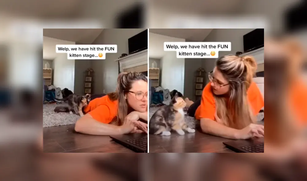 Desliza hacia la izquierda para ver más del video viral. Fotocaptura: TikTok