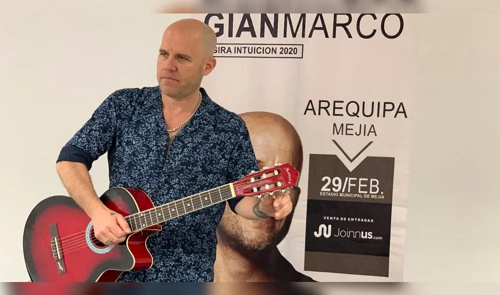 Gian Marco dará un concierto este sábado 29 de febrero en Mejía, Arequipa.
