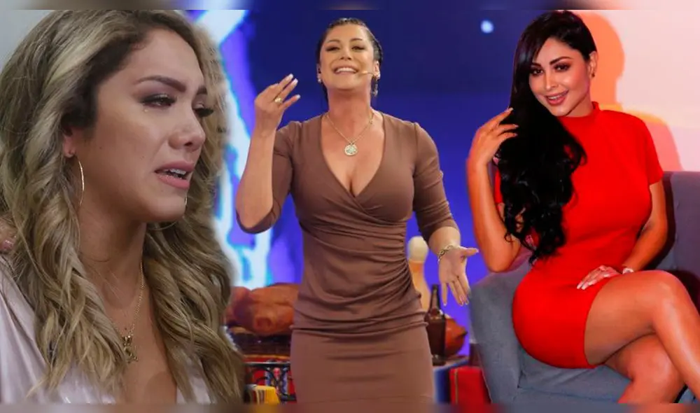 Karla Tarazona quiere que Pamela Franco ingrese a "Esto es guerra" junto a Isabel Acevedo. Foto: Composición