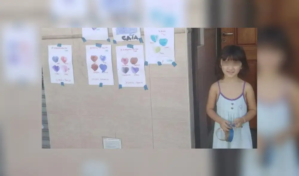 Catalina realizó los dibujos para generar consciencia sobre la importancia de acatar la cuarentena ante el coronavirus. Foto: Crónica Catalina realizó los dibujos para generar consciencia sobre la importancia de acatar la cuarentena ante el coronavirus. Foto: Crónica