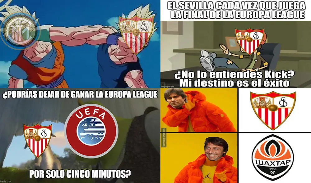 Inter vs. Sevilla: memes del partido.
