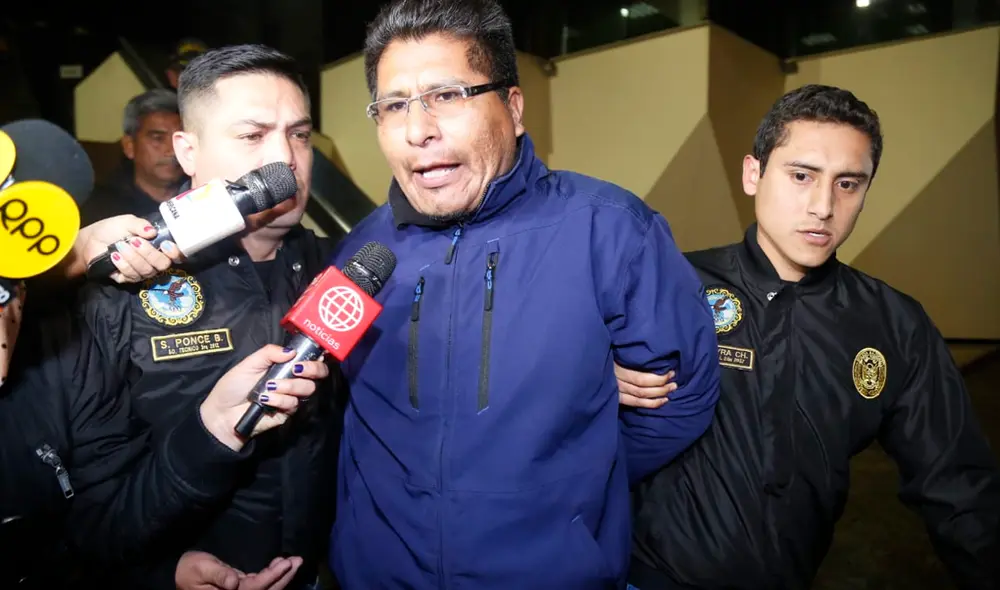 Detención Walter Aduviri. Foto: Mauricio Malca. Detención Walter Aduviri. Foto: Mauricio Malca.