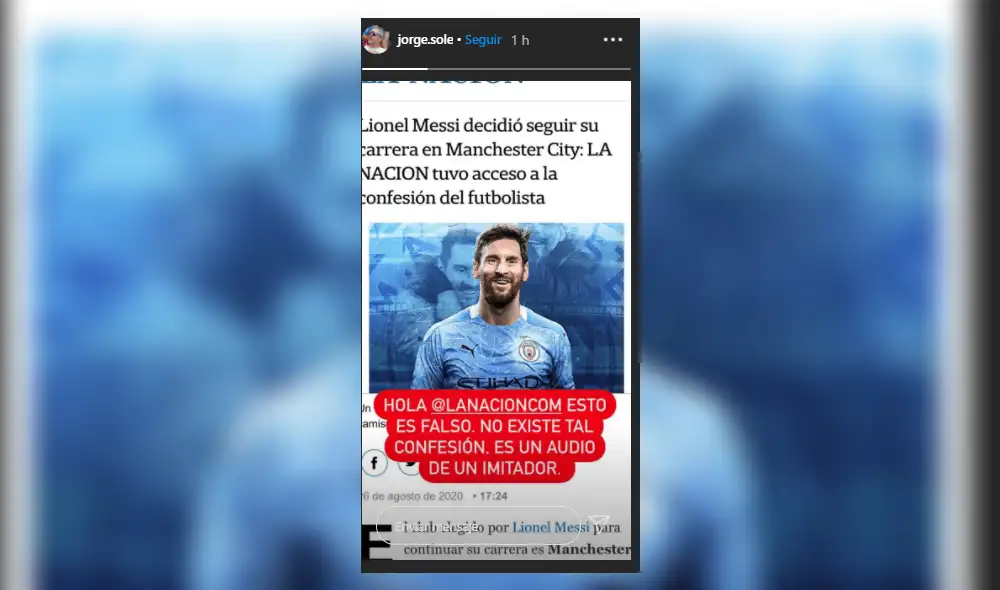 Lionel Messi. Foto: Captura Lionel Messi. Foto: Captura