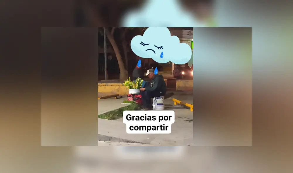 La historia del anciano no tardó en hacerse viral en Facebook y otras redes sociales.