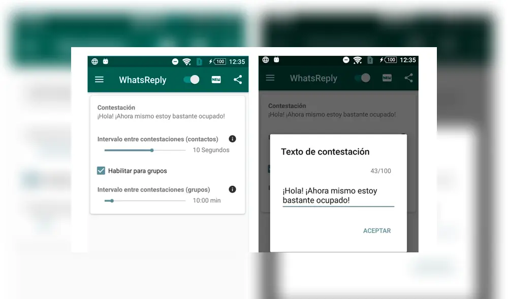 Desliza a la izquierda para conocer este nuevo truco de WhatsApp.