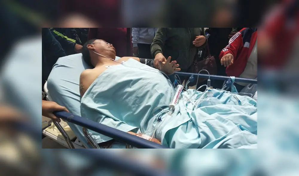 Morgan Chiquillán Rondinel (49) es el fiscalizador más perjudicado, pues recibió dos balazos en el abdomen. (Foto: Difusión)