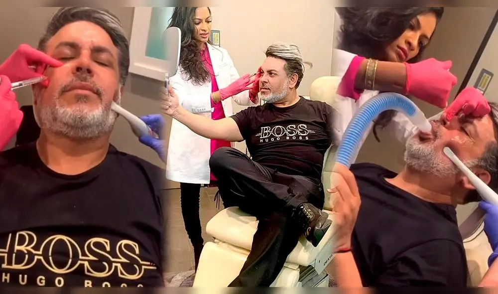 Andrés Hurtado se somete a inusual tratamiento de belleza que impresionó a todos. Foto: Composición