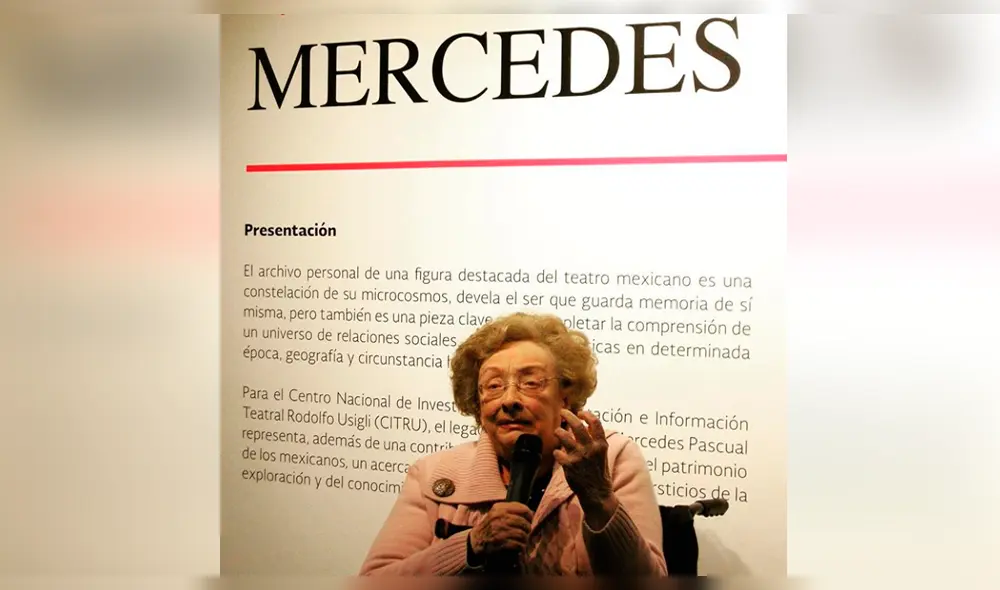 Fallece Mercedes Pascual, actriz de clásicos de Televisa como "Teresa" y "Cuna de Lobos"