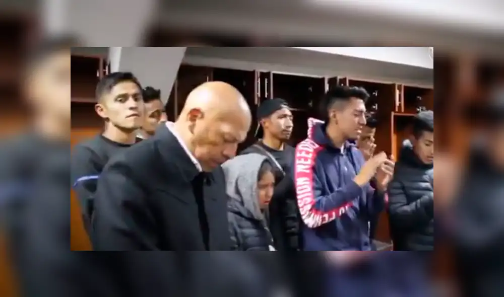 Jugadores de Binacional despiden a Vergara Jugadores de Binacional despiden a Vergara