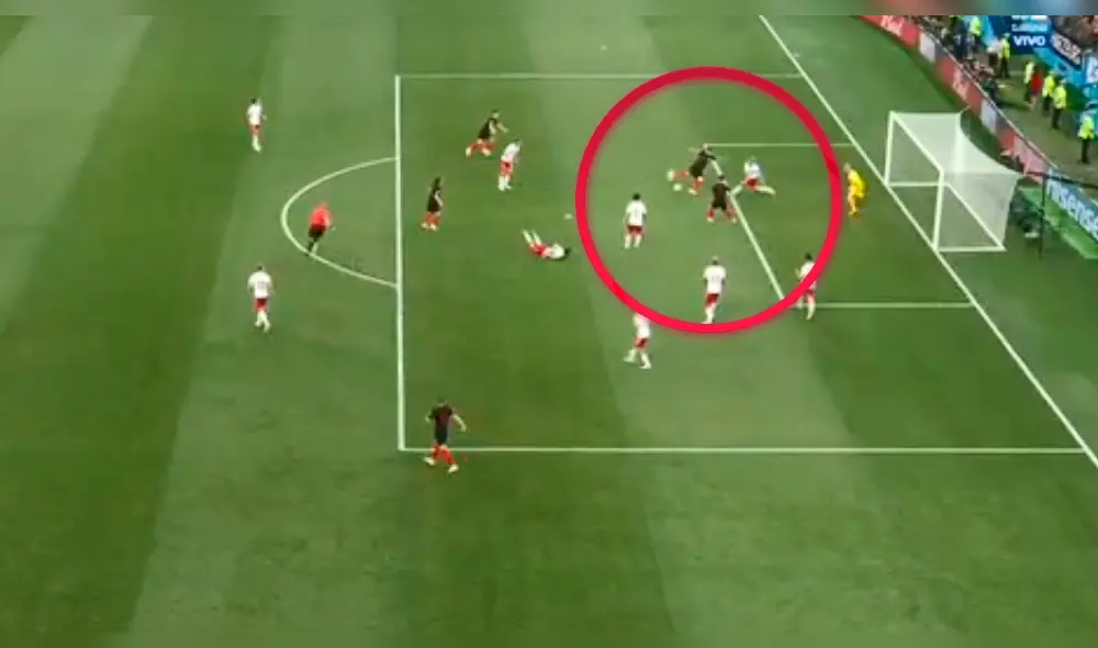 Dinamarca vs Croacia: gol de Mandzukic para el 1-1 [VIDEO] 