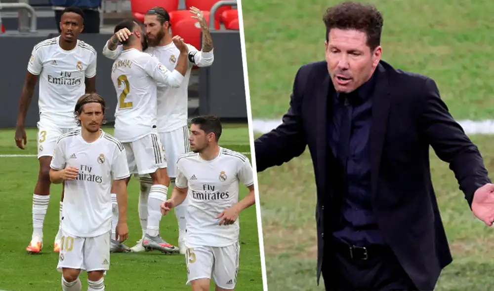 Diego Simeone se refirió al reciente partido de Real Madrid. | Foto: EFE