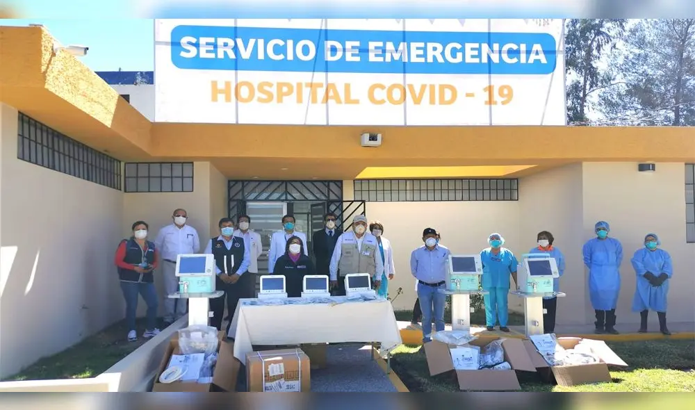 Ministerio de Salud entregó equipos médicos y de protección personal para Arequipa.