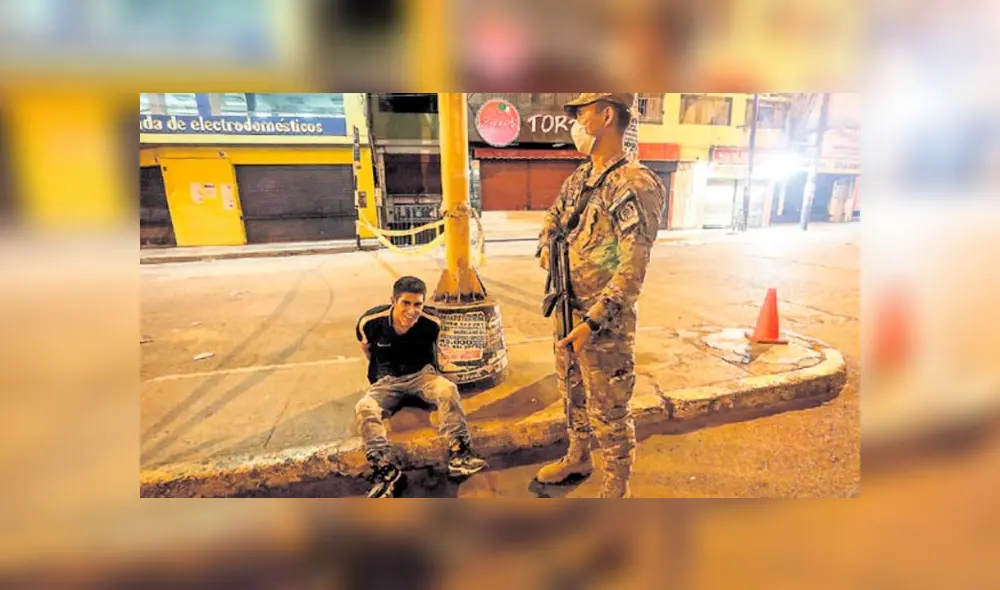 Según cifras de la Policía, en los primeros cinco días del Estado de Emergencia, se ha detenido a más de 8 mil personas por infringir la orden de aislamiento obligatorio. (Foto: Aldair Mejía / La República) Según cifras de la Policía, en los primeros cinco días del Estado de Emergencia, se ha detenido a más de 8 mil personas por infringir la orden de aislamiento obligatorio. (Foto: Aldair Mejía / La República)