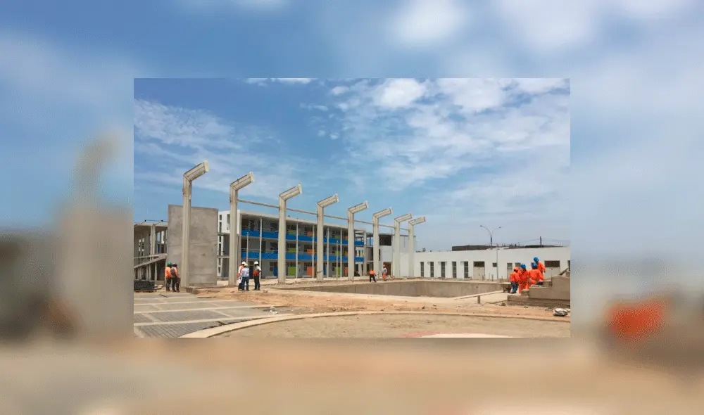 SMP: retoman construcción del colegio emblemático ‘José Granda’