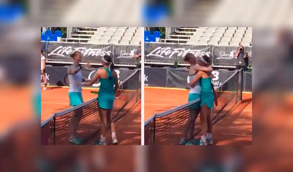 Pareja sorprendió con tierno gesto tras culminar encuentro deportivo Pareja sorprendió con tierno gesto tras culminar encuentro deportivo