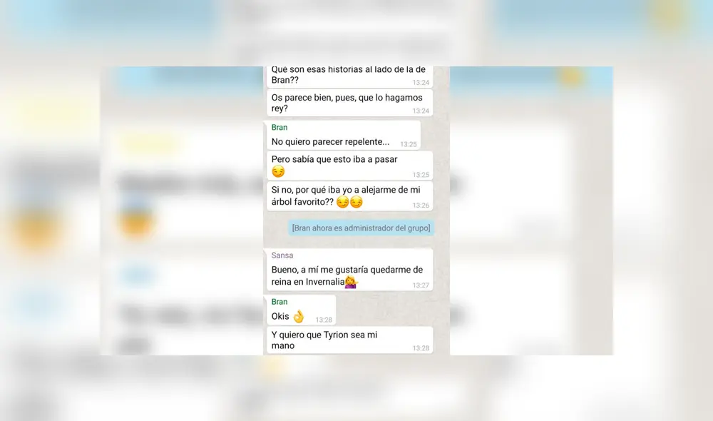 El último capítulo de Game of Thrones explicado como un grupo de WhatsApp [FOTOS]