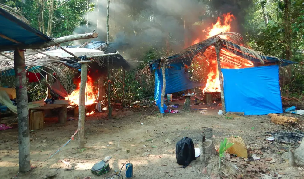 Golpe a la minería ilegal en Madre de Dios | Créditos: difusión