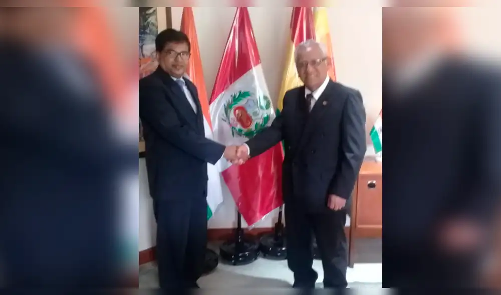 Gobernador electo de Lambayeque se reúne con Embajador de la India