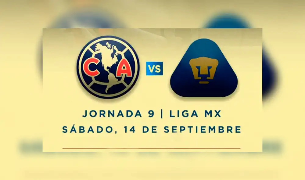América vs. Pumas EN VIVO ONLINE GRATIS vía Televisa Deportes y TDN por la Liga MX.